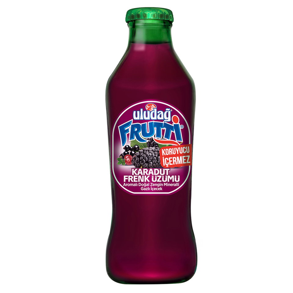 ULUDAĞ FRUTTİ 200 ML-KARADUT&FRENK ÜZÜMÜ